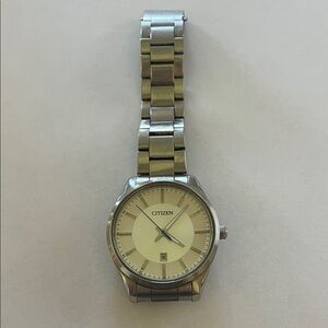 Citizen Silver Timepiece with Light Dial